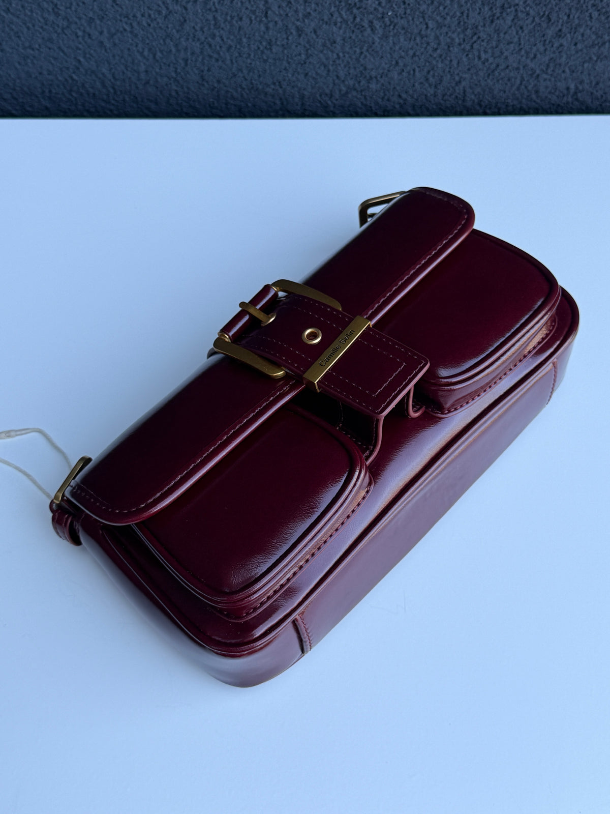Burgundy Shoulder Handbag