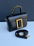 Black Top Handle Handbag