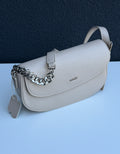 Beige Shoulder Handbag