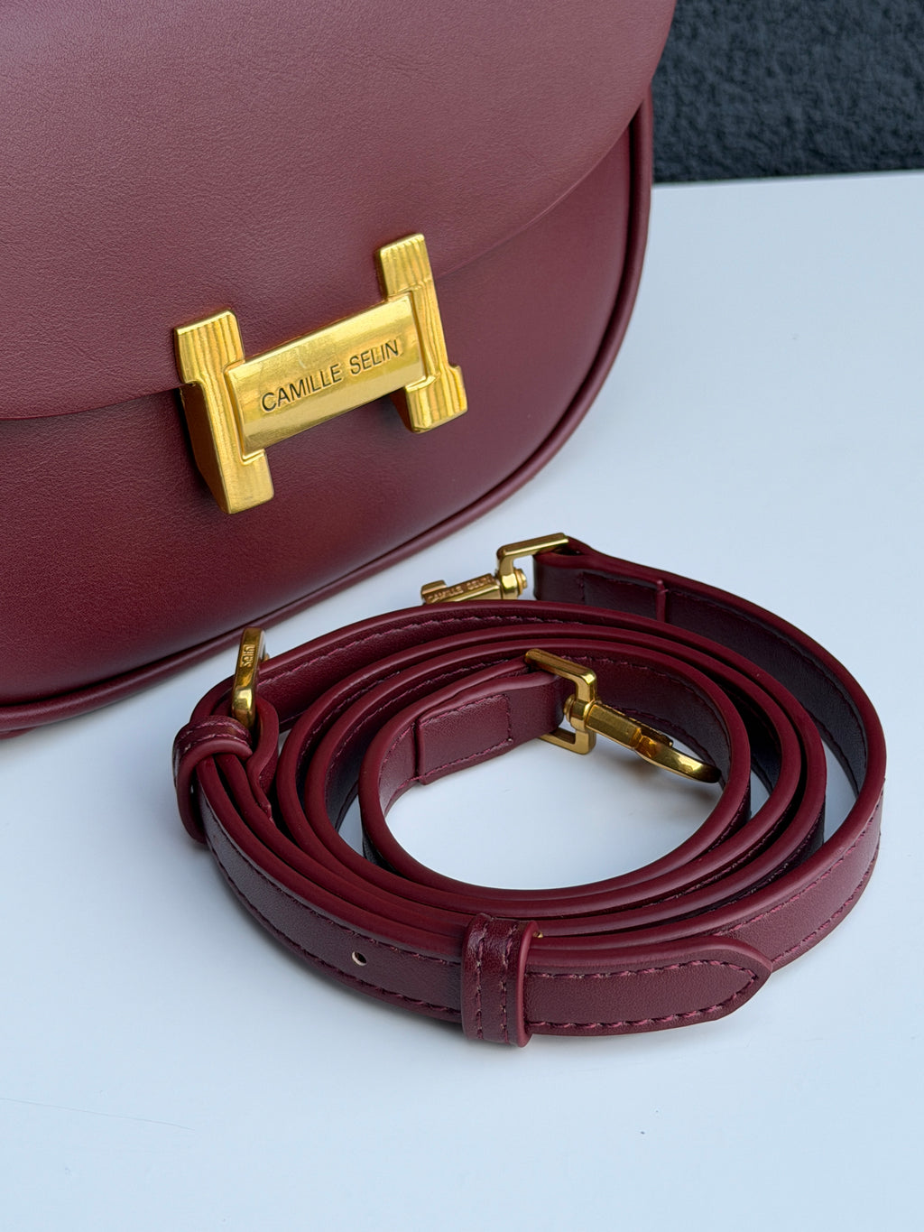 Burgundy Crossbody Handbag