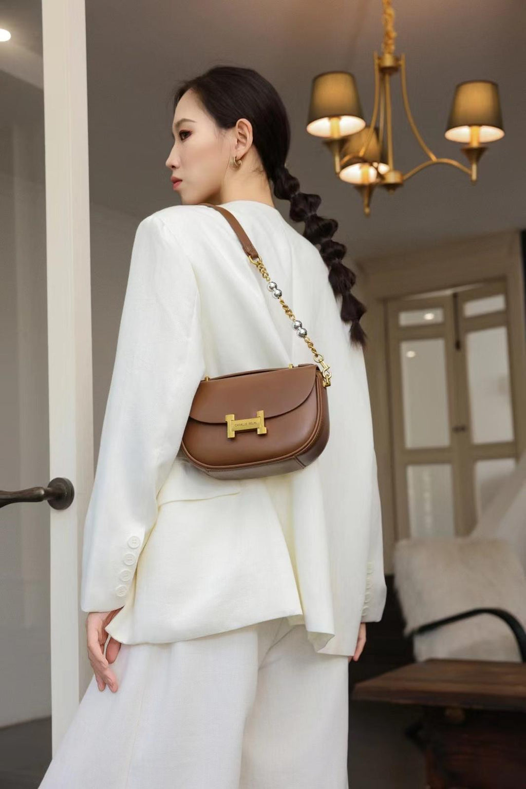 Brown Crossbody Handbag