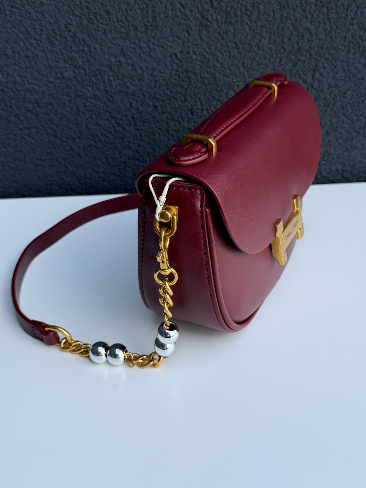 Burgundy Crossbody Handbag