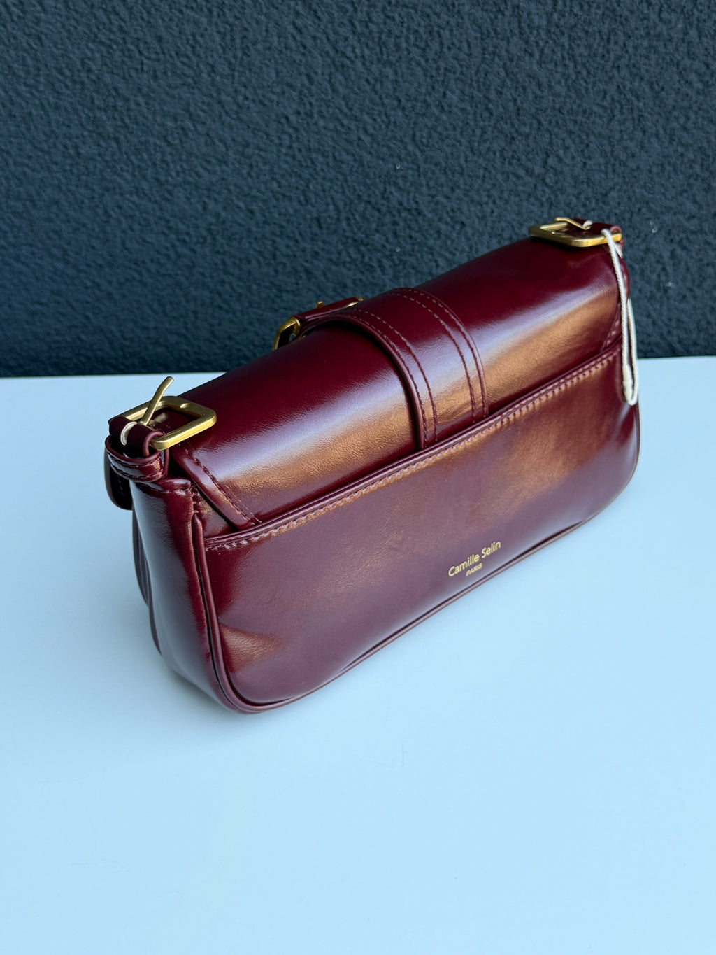 Burgundy Shoulder Handbag