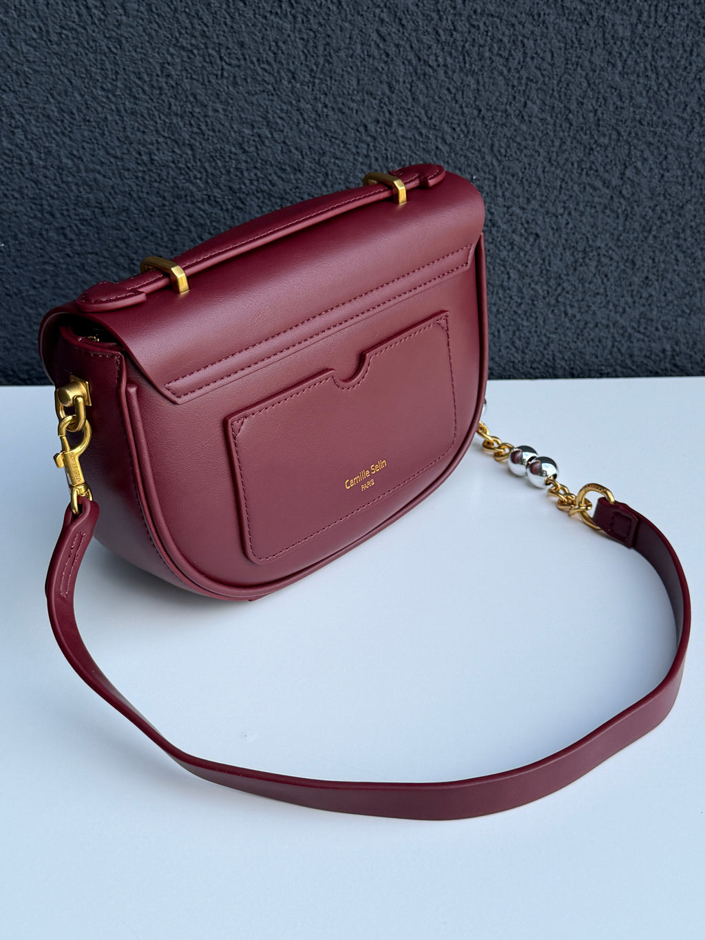 Burgundy Crossbody Handbag