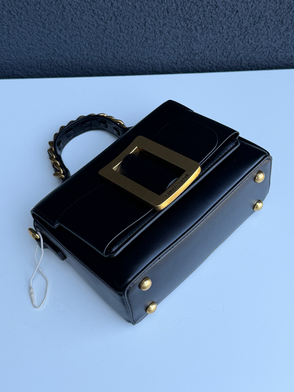 Black Top Handle Handbag