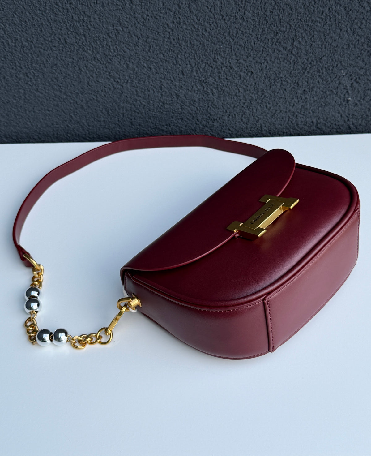Burgundy Crossbody Handbag