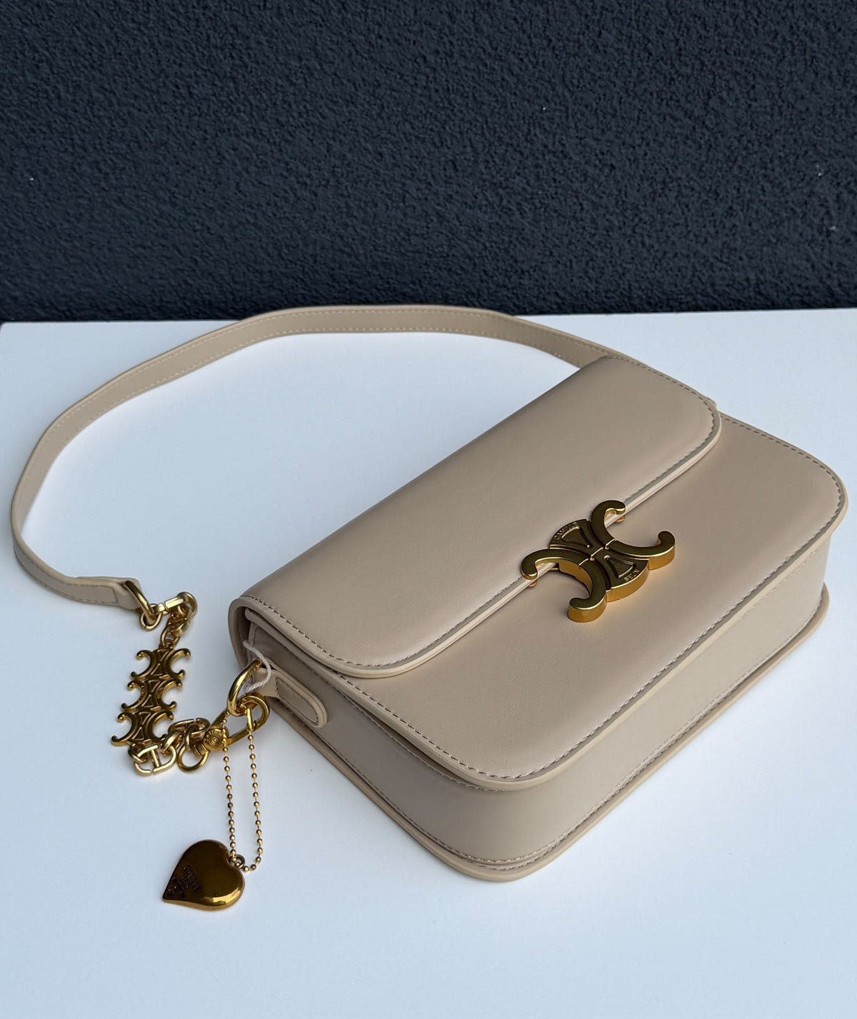 Camille Selin Beige Shoulder Bag
