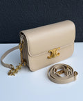 Camille Selin Beige Shoulder Bag