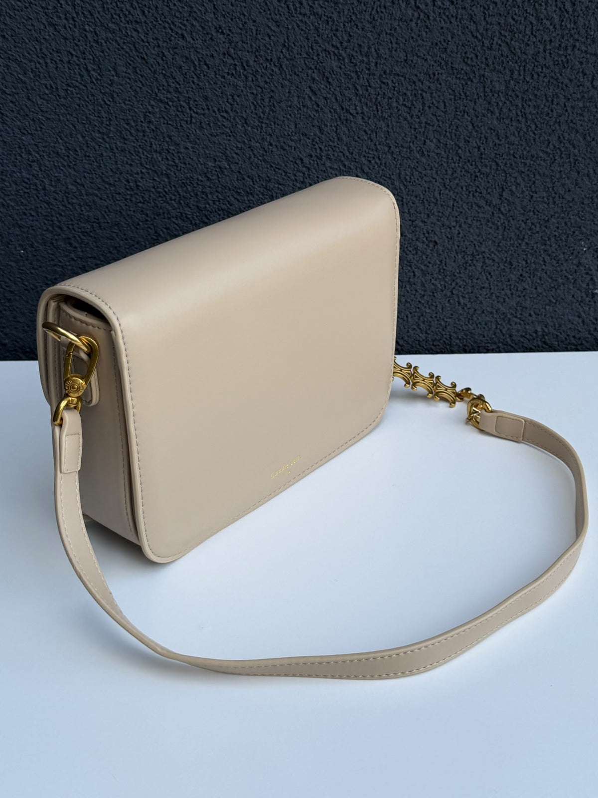 Camille Selin Beige Shoulder Bag