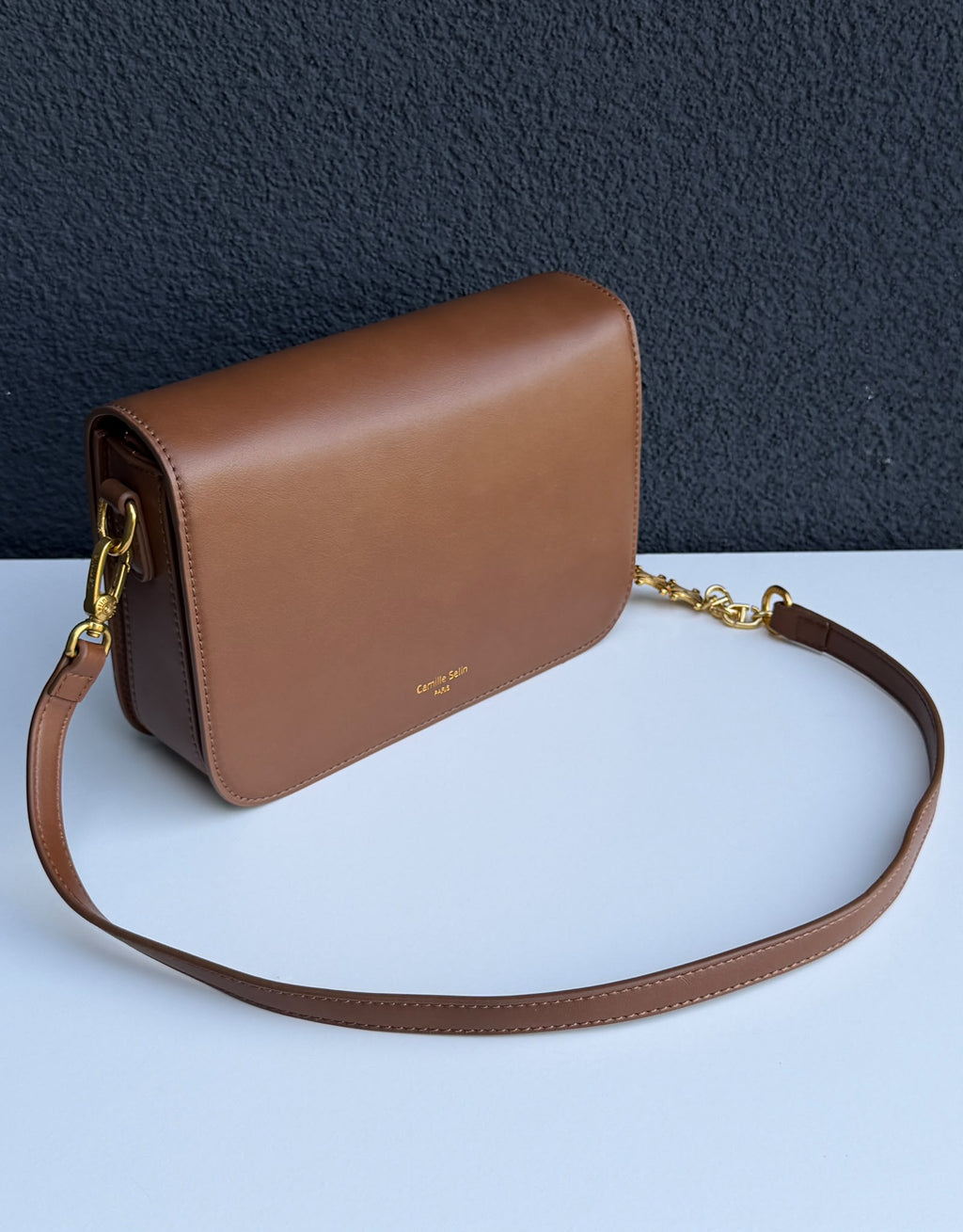Camille Selin Brown Shoulder Bag