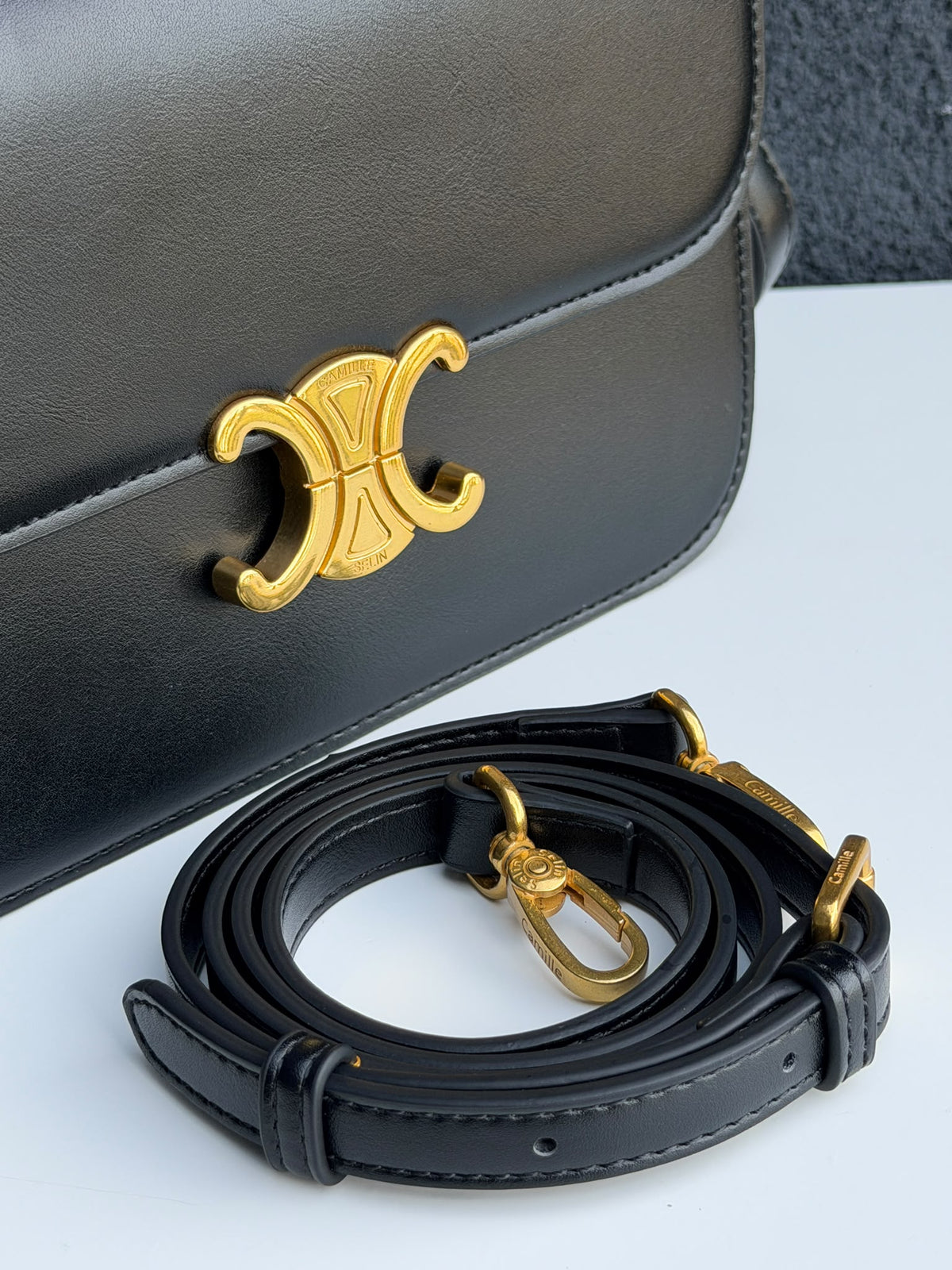 Camille Selin Black Shoulder Bag