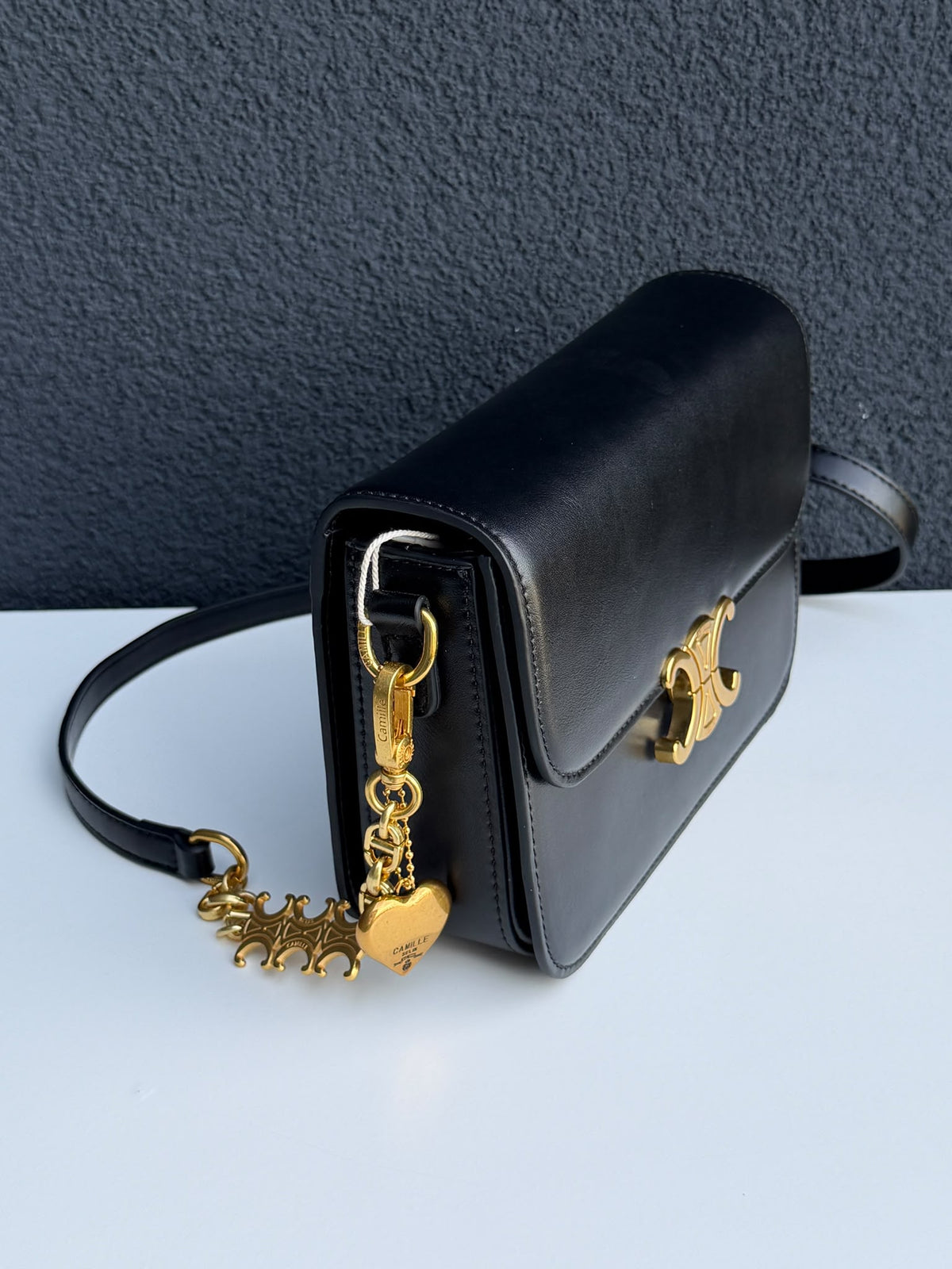 Camille Selin Black Shoulder Bag