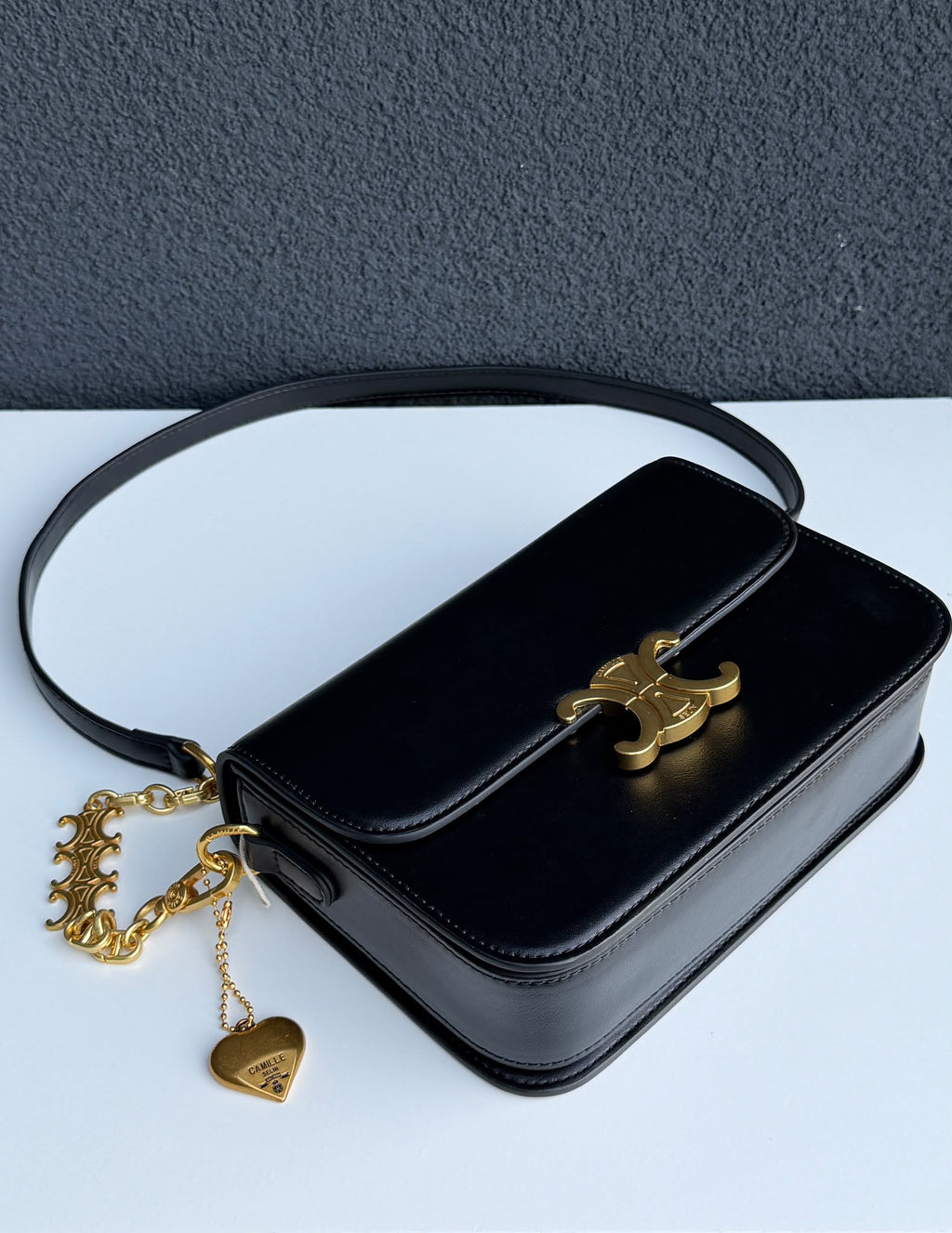Camille Selin Black Shoulder Bag