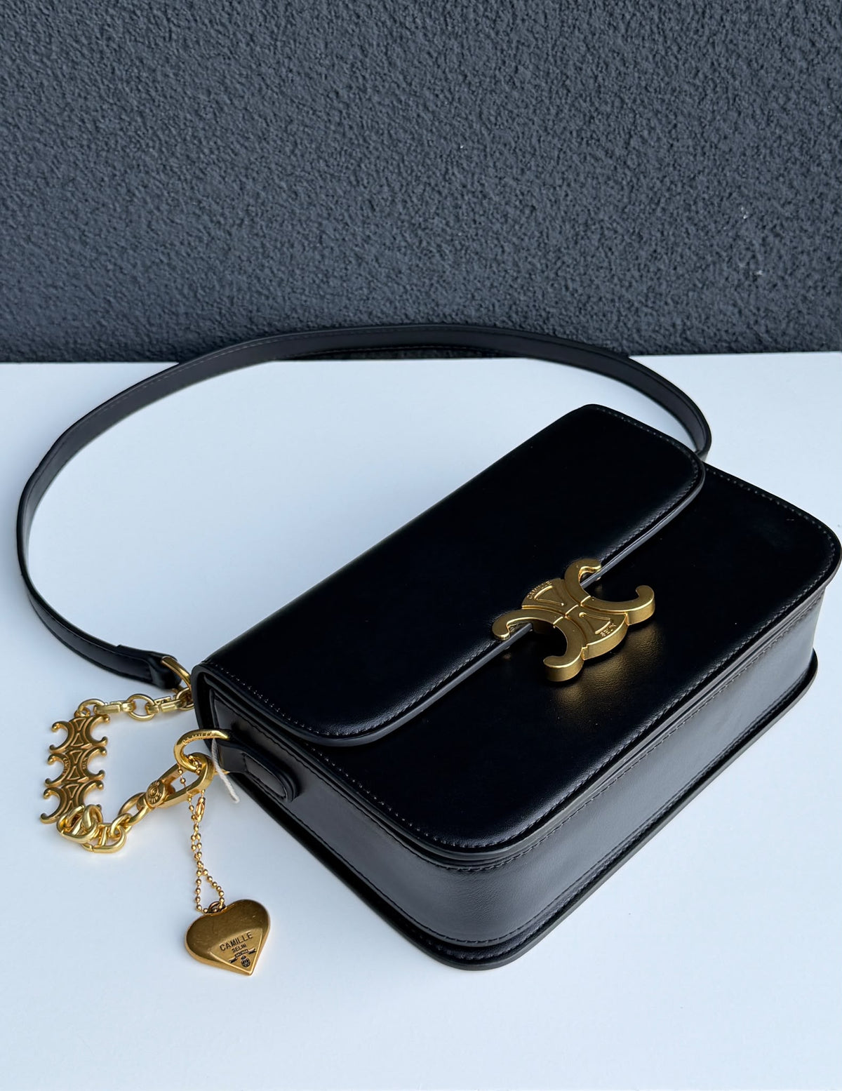 Camille Selin Black Shoulder Bag